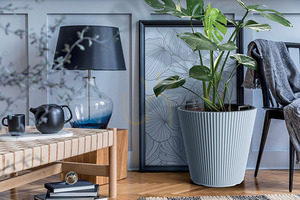 Doniczka mrozoodporna MILLY - antracytowy 50 L small 1