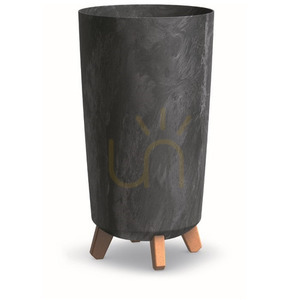 Doniczka mrozoodporna GRACIA TUBUS SLIM BETON EFFECT - marengo small 0