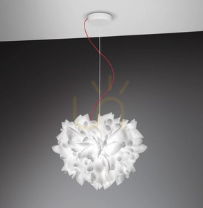 Lampa Wisząca Slamp Veli Suspension Large Foliage Red Wire