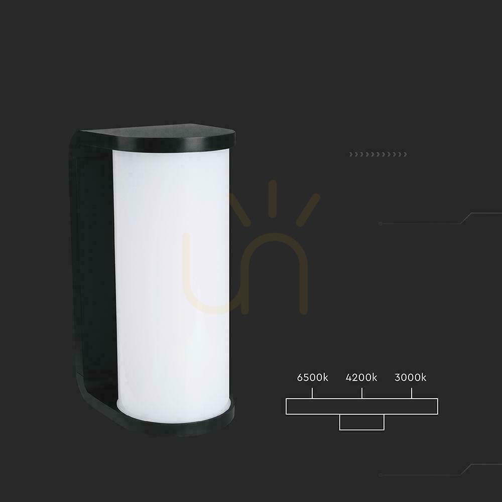 Wyświetl Kinkiet Ścienny V-TAC 12W LED Czarny IP65 VT-9112CCT 3000K-4000K-6500K 1760lm Kinkiet Ścienny V-TAC 12W LED Czarny IP65 VT-9112CCT 3000K-4000K-6500K 1760lm