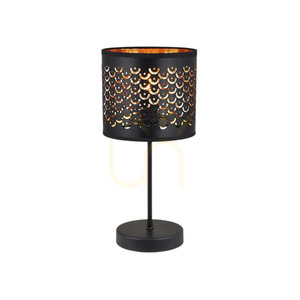 Lampka nocna Milagro MORGAN ML1802, czarno-złota, 1×E27, 42 cm small 4