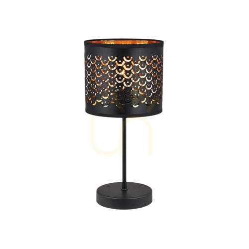Sprawdź Lampka nocna Milagro MORGAN ML1802, czarno-złota, 1×E27, 42 cm