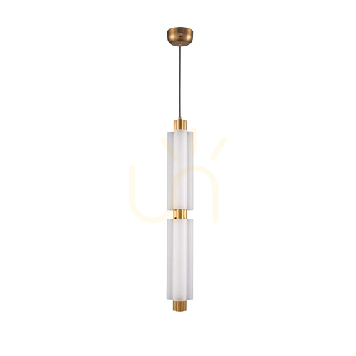 Sprawdź Lampa wisząca OSMO-2 LED złota 73 cm