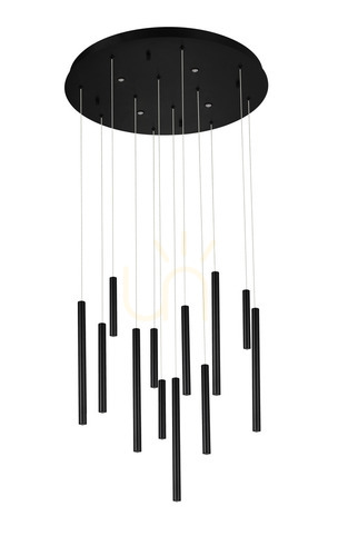 Sprawdź Lampa Wisząca Azzardo ILIOS 12 3-STEP DIMM Czarny