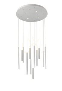 Lampa Wisząca Azzardo ILIOS 12 3-STEP DIMM Biały small 0