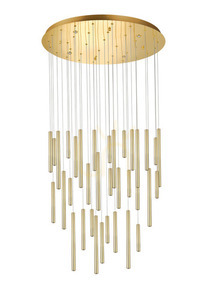 Lampa Wisząca Azzardo ILIOS 36 3-STEP DIMM Złoty small 1