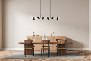 Lampa Wisząca Azzardo VIVI 6 Czarny small 1