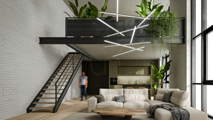 Profil LED LUMINES typ alba czarny anodowany 1 m small 2