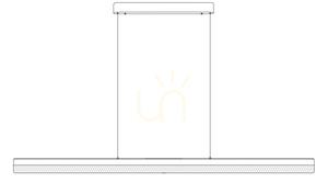 Lampa wisząca ANABELLA LED czarna 120 cm small 11