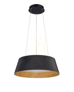 Lampa wisząca FRILL LED czarna 45 cm small 3