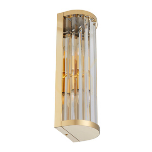 Lampa ścienna EXELLENT kryształowa złota 45 cm small 9