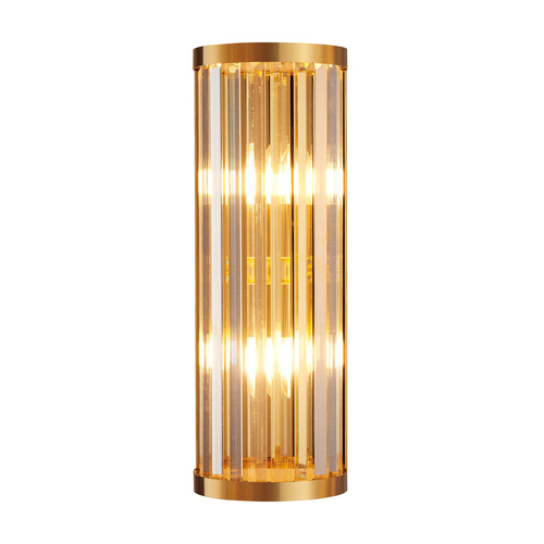 Sprawdź Lampa ścienna EXELLENT kryształowa złota 45 cm