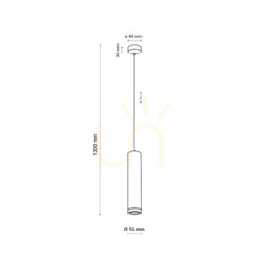Jet Black Lampa Wisząca 1 Xgu10 small 6