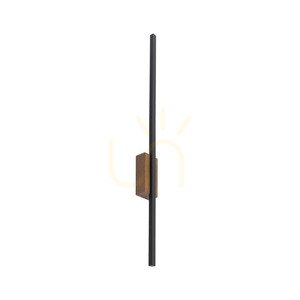 Flash Wood Orzech Kinkiet 1 Led M small 2