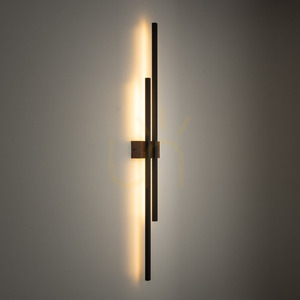 Flash Wood Orzech Kinkiet 2 Led small 2