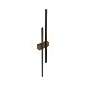 Flash Wood Orzech Kinkiet 2 Led small 3