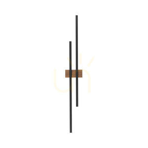 Flash Wood Orzech Kinkiet 2 Led small 7
