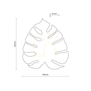 Monstera Xl Mint Kinkiet 4 X G9 small 6