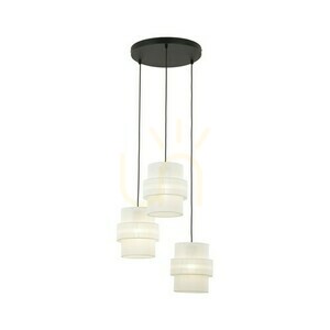 Calisto White Lampa Wisząca 3 Koło small 3