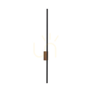 Flash Wood Orzech Kinkiet 1 Led L small 0