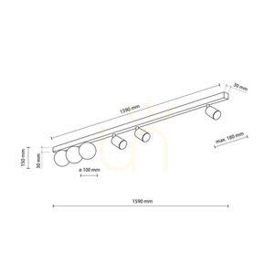 Vox Lampa Sufitowa 6 small 5