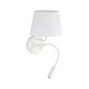 Maja White Kinkiet 2 E27 + G9 small 3
