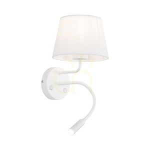 Maja White Kinkiet 2 E27 + G9 small 6