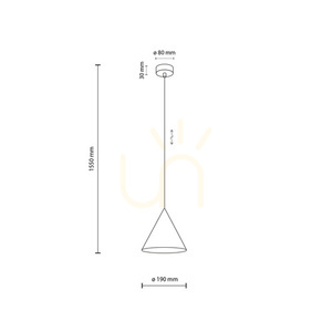 Cono Brick Lampa Wisząca 1 S small 7