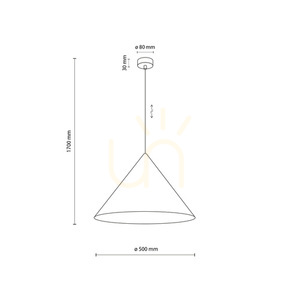 Cono Brick Lampa Wisząca 1 Xl small 5
