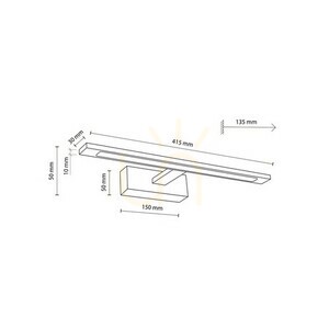 Gallery Led Black 12 W small 5