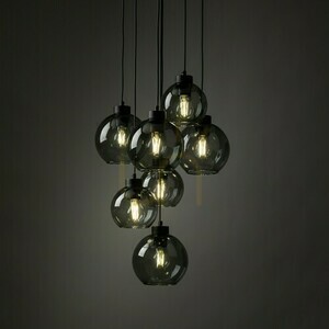 Cubus Graphite Lampa Wisząca 7 Koło small 1