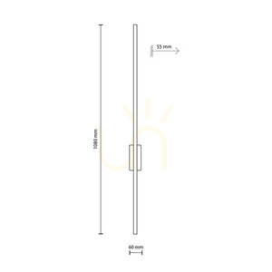 Flash Black Kinkiet 1 Led L small 4