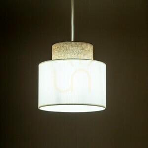 Duo White Juta Lampa Wisząca 1 small 1