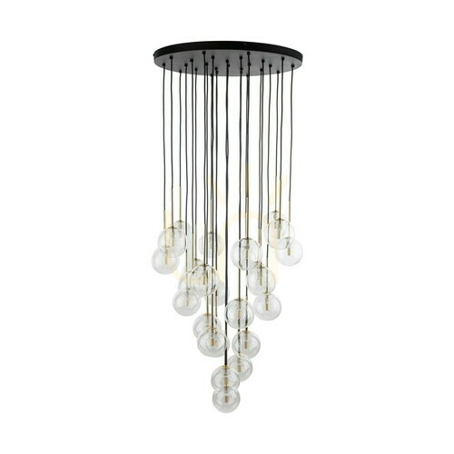 Sprawdź Nilos Black Gold Lampa Wiszaca 26