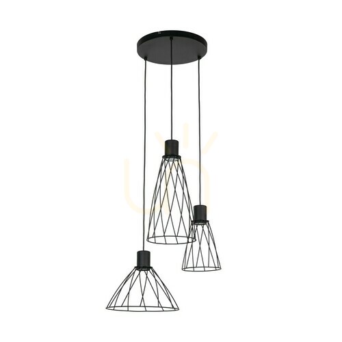Sprawdź Modesto Black Lampa Wiszaca 3 Koło