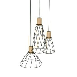 Modesto Wood Sosna Lampa Wiszaca 3 Koło small 4