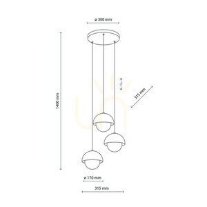 Bono Beige Lampa Wiszaca 3 small 15