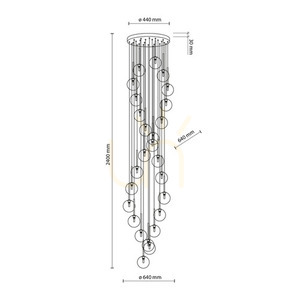 Aurora Transparent Lampa Wisząca 26 small 9