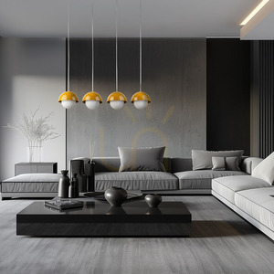 Bono Ochra Lampa Wisząca 4 Listwa small 1
