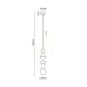Tower Sabia Lampa Wisząca 1 Xe27 small 7