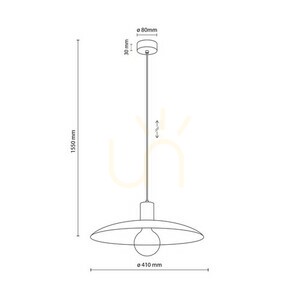 Astra Black 1 Xe27 Lampa Wisząca small 5
