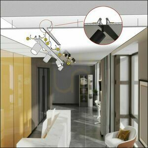 Nex Black 4 Xgu10 Lampa Sufitowa Podtynkowa small 3