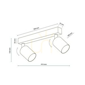 Nex Sabia 2 Xgu10 Lampa Sufitowa small 5