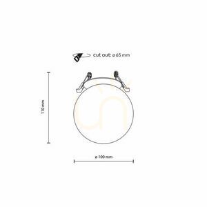Vox 1 X G9 Lampa Sufitowa Podtynkowa small 4