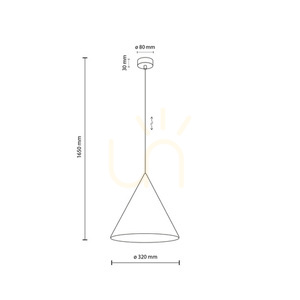 Cono Sabia Lampa Wisząca 1 L small 7