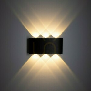 Arrow Black  Kinkiet Led Ip 54 small 1