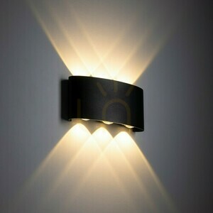 Arrow Black  Kinkiet Led Ip 54 small 2