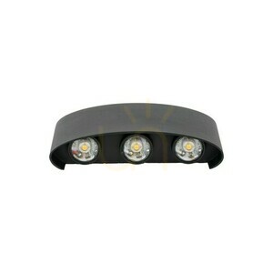 Arrow Black  Kinkiet Led Ip 54 small 7