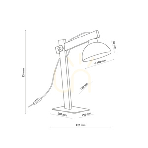 Oslo Sabia Lampka Nocna 1 Xe27 small 7