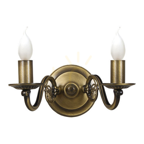 Sprawdź Elegancki kinkiet RETRO 2 x E14 LED patyna